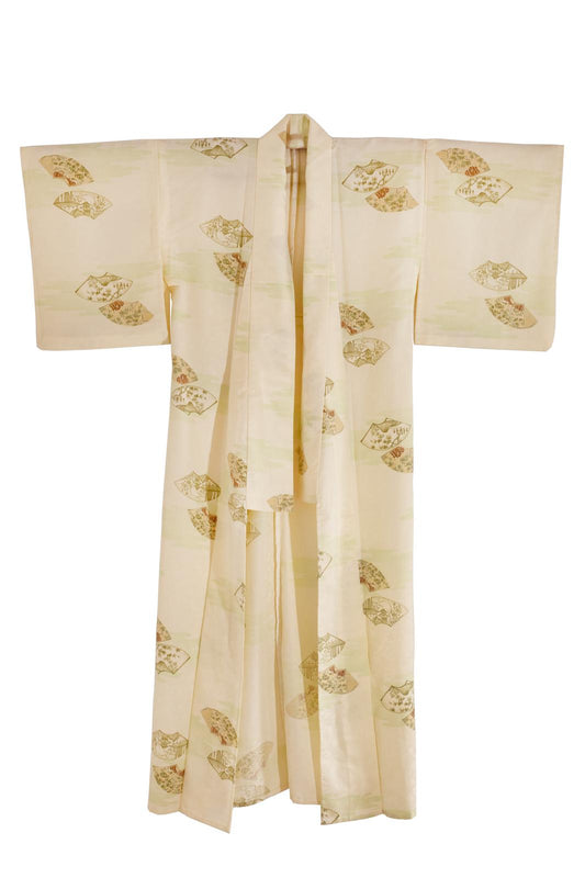 Uchiwa landscape Kimono